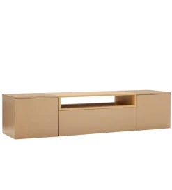 Stolik pod TV wiszący LOFT 160 cm beżowa naturalna