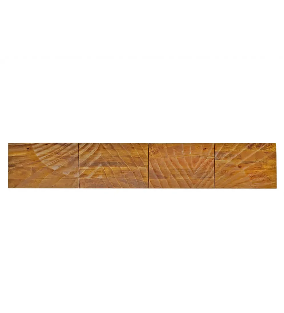 Stolik pod TV wiszący SCORPION 200 cm drewno mango