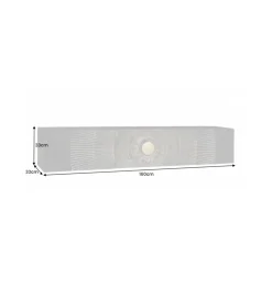 Stolik pod TV wiszący SWEET GOLDEN SUNSET 160 cm drewno mango