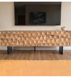 Stolik pod TV WOHNLING 160 cm drewno akacja