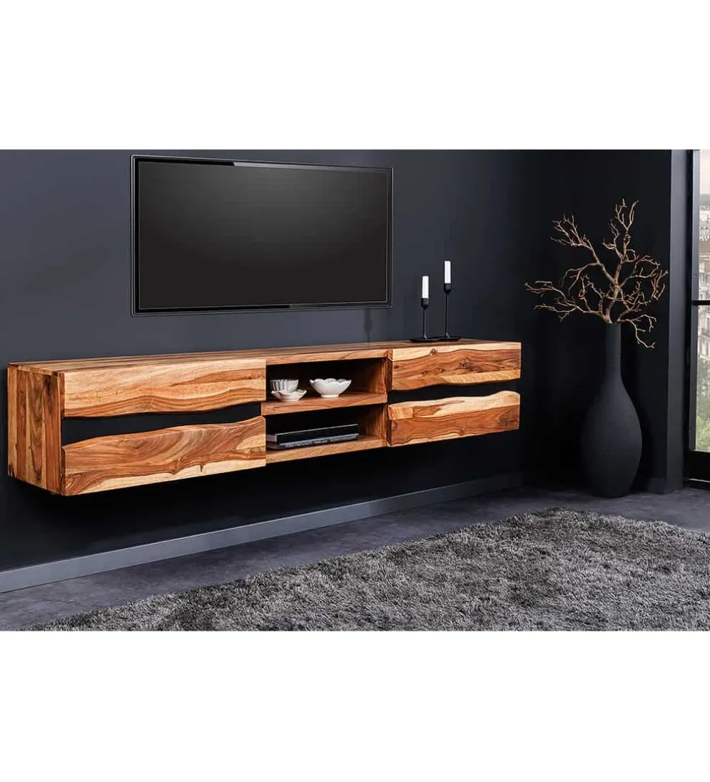 Stolik pod TV ZAMBEZI Amazonas 160 cm drewno sheesham