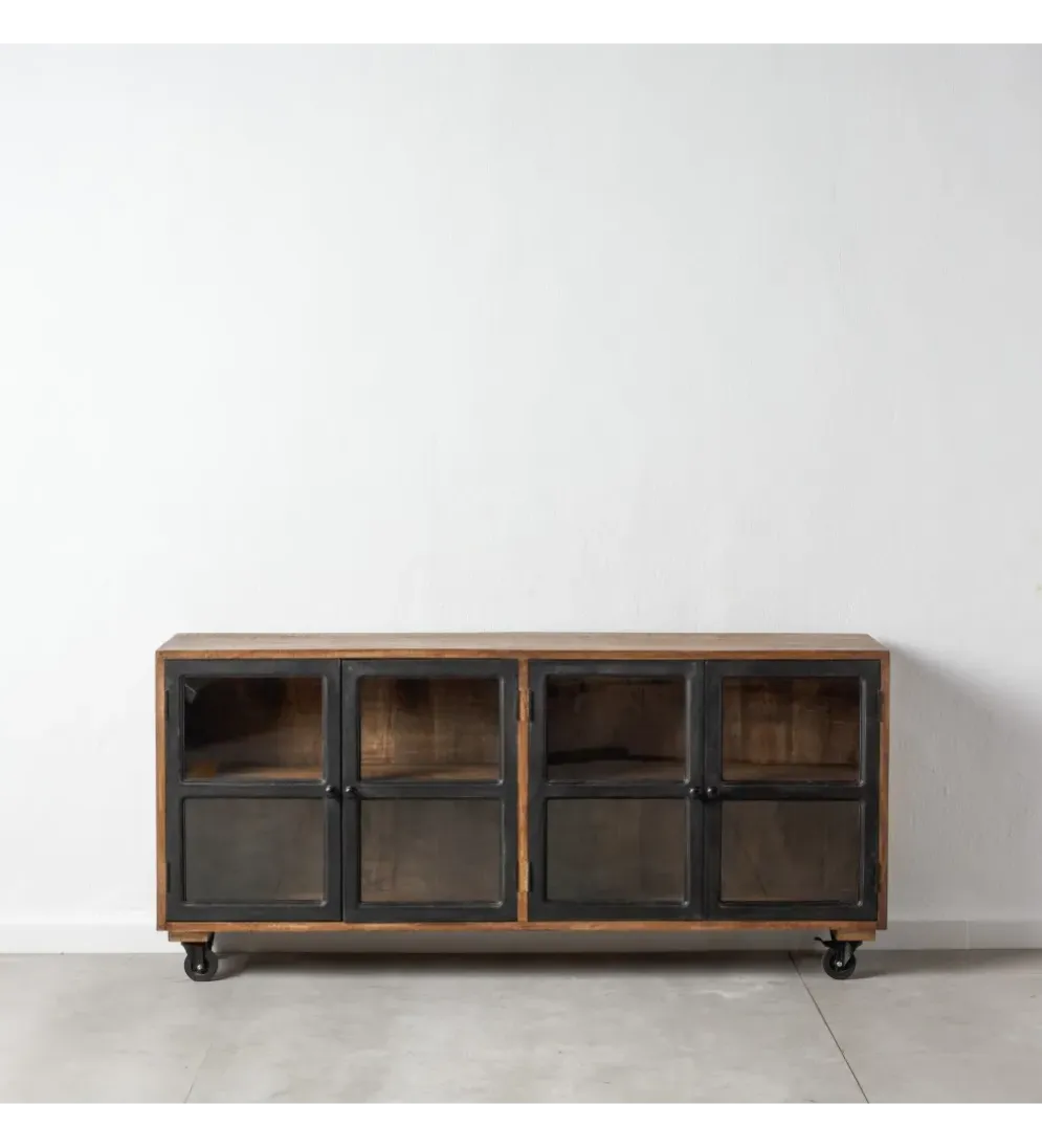 Stolik TV KORTADO 160 cm drewno mango
