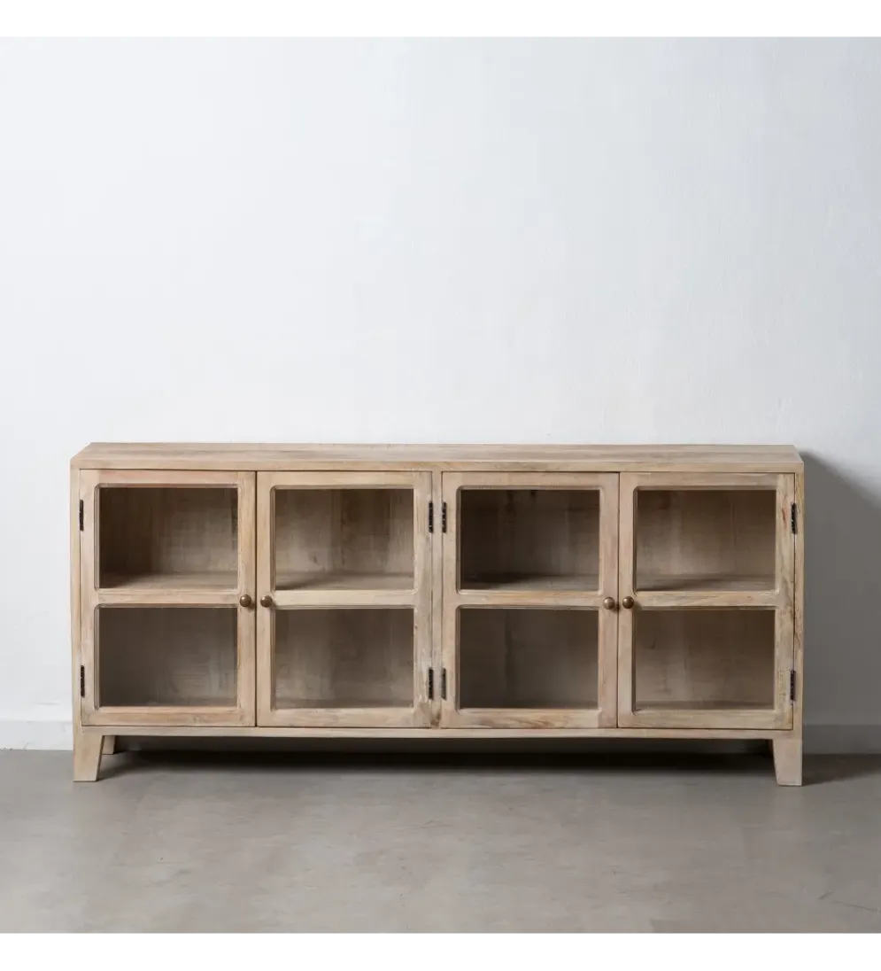 Stolik TV Witryna Iron Craft II160 cm drewno mango