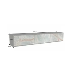 Stolik wiszący pod TV MONTANAS 160 cm drewno akacja