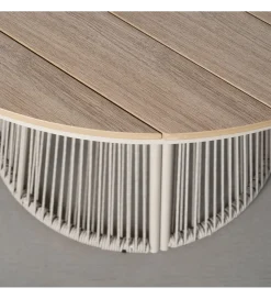 Stół OROTENA 100 cm naturalny biały