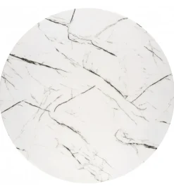Stół RAYMOND II 100 cm w optyce białego marmuru
