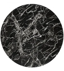 Stół RAYMOND II 100 cm w optyce czarnego marmuru