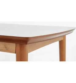 Stół rozkładany BARRET 90 cm - 190 cm biały