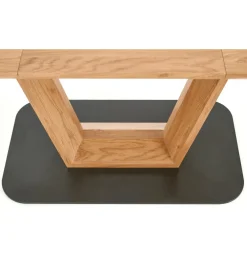 Stół rozkładany BLACKY 160 cm - 220 cm w kolorze dąb złoty