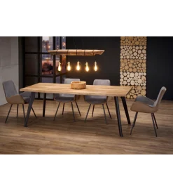 Stół rozkładany DICKSON 120 cm - 180 cm w optyce dąb naturalny