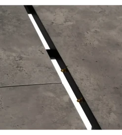 Stół rozkładany ESTANDNO od 120 do 160 cm szary czarny