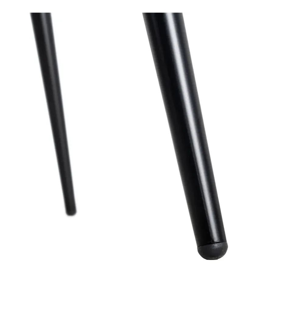 Stół rozkładany ESTANDNO od 120 do 160 cm naturalny czarny