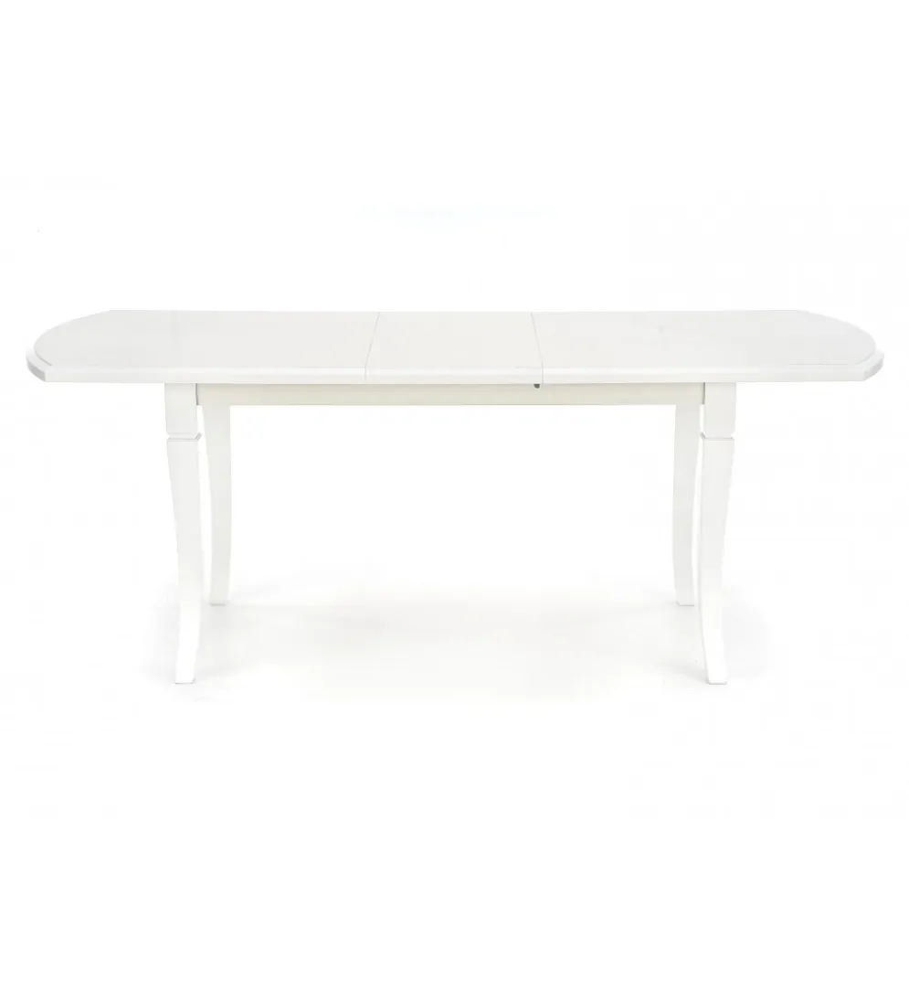 Stół rozkładany FRYDERYK 160 cm - 240 cm biały