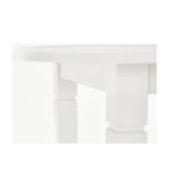 Stół rozkładany FRYDERYK 160 cm - 240 cm biały