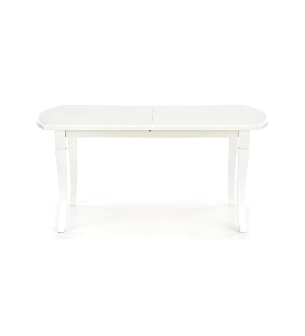 Stół rozkładany FRYDERYK 160 cm - 240 cm biały
