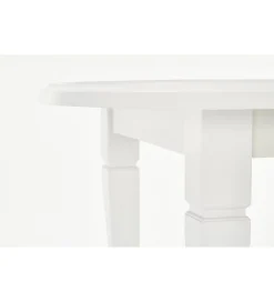 Stół rozkładany FRYDERYK 160 cm - 240 cm biały