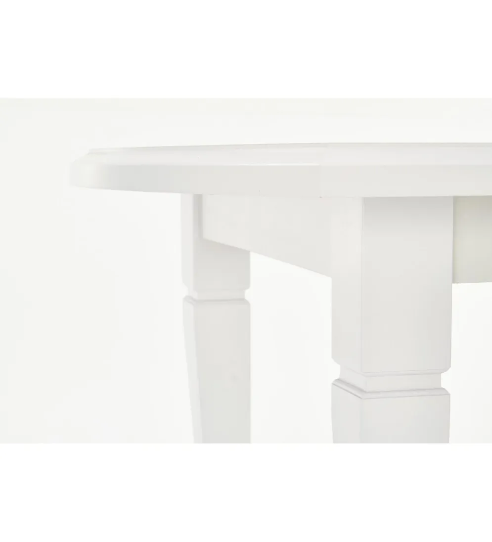 Stół rozkładany FRYDERYK 160 cm - 240 cm biały