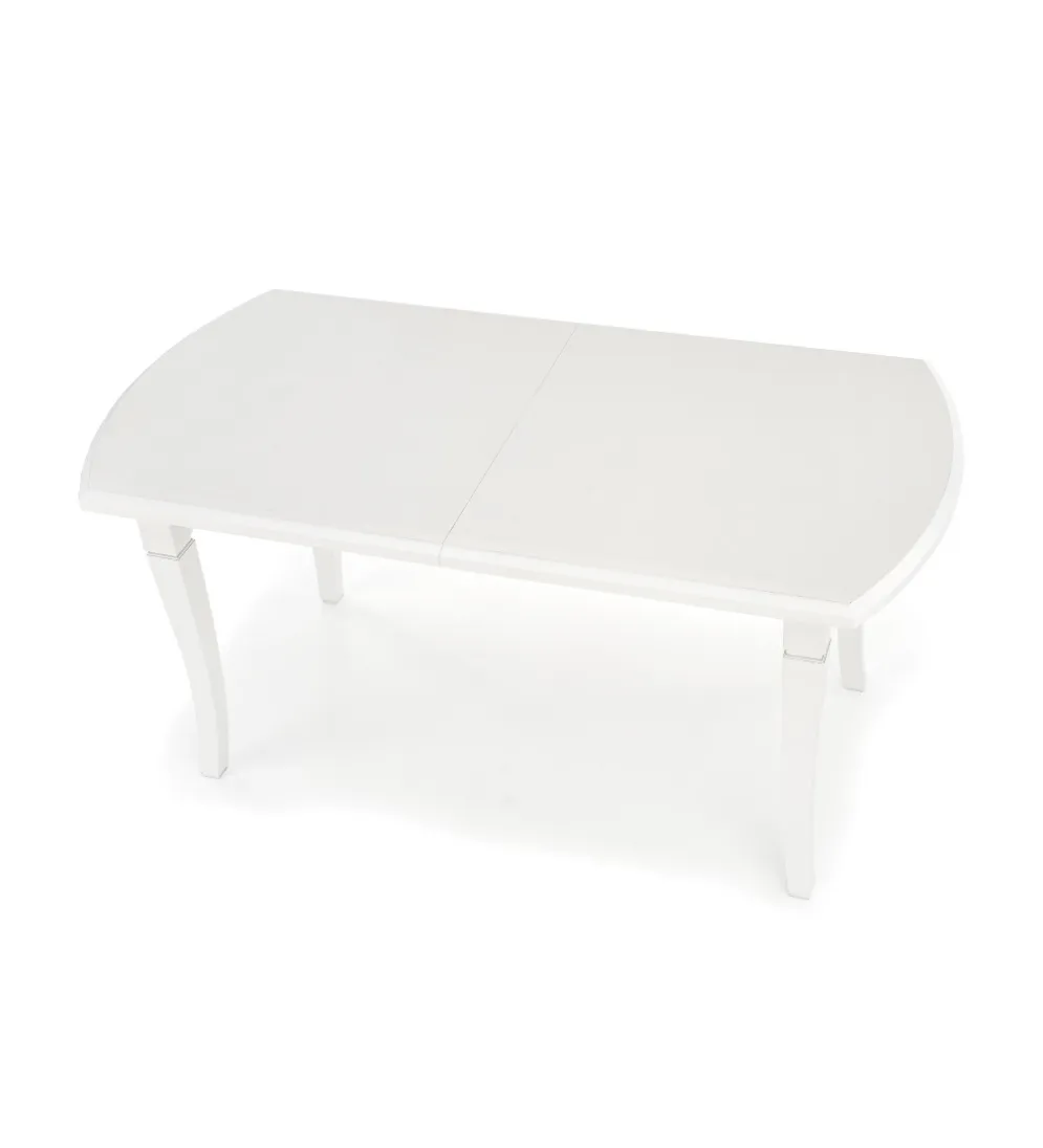 Stół rozkładany FRYDERYK 160 cm - 240 cm biały