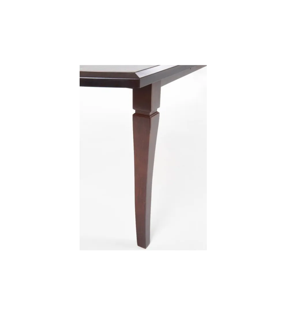 Stół rozkładany FRYDERYK 160 cm -240 cm w kolorze ciemny orzech
