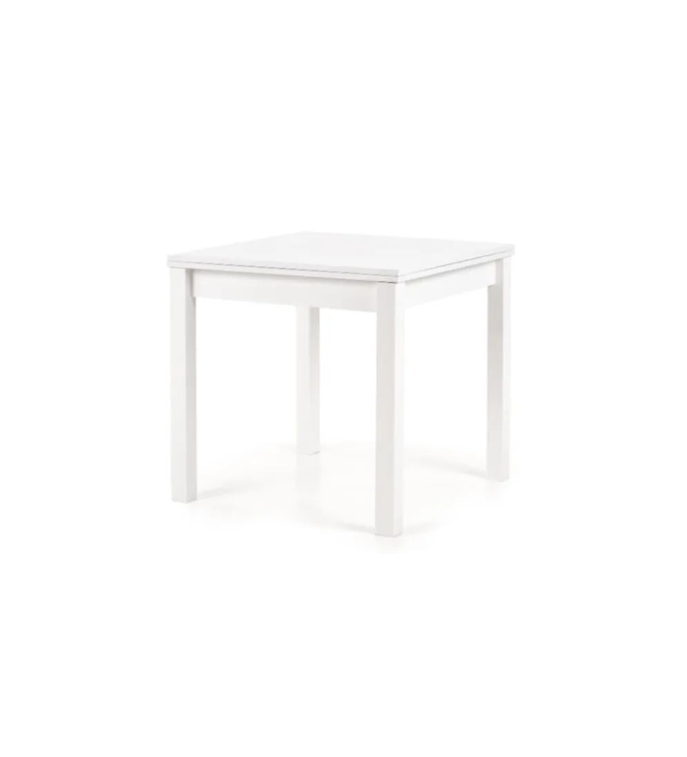 Stół rozkładany GRACJAN 80 cm - 160 cm biały