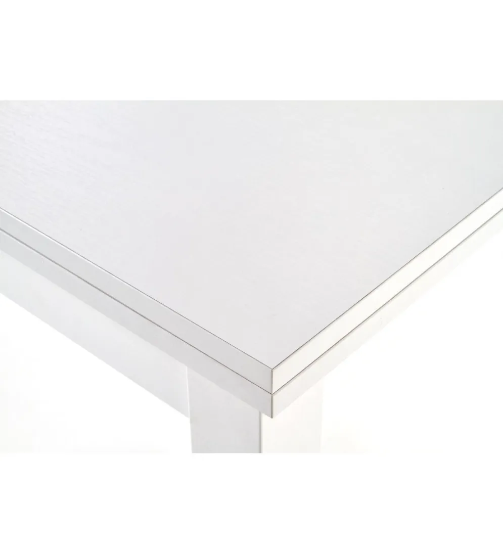 Stół rozkładany GRACJAN 80 cm - 160 cm biały