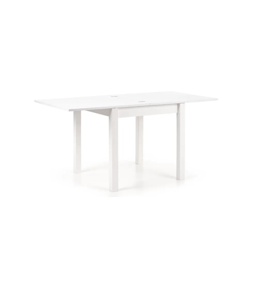 Stół rozkładany GRACJAN 80 cm - 160 cm biały