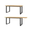 Stół rozkładany Halle 170 cm - 220 cm w optyce dąb wotan