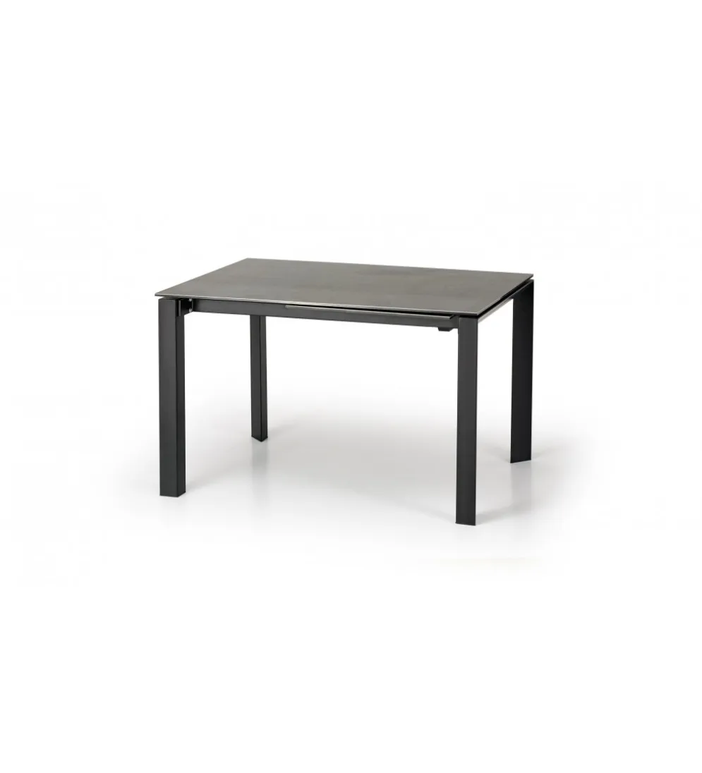 Stół rozkładany HORIZON 120 cm - 180 cm ceramiczny w optyce naturalnego kamienia