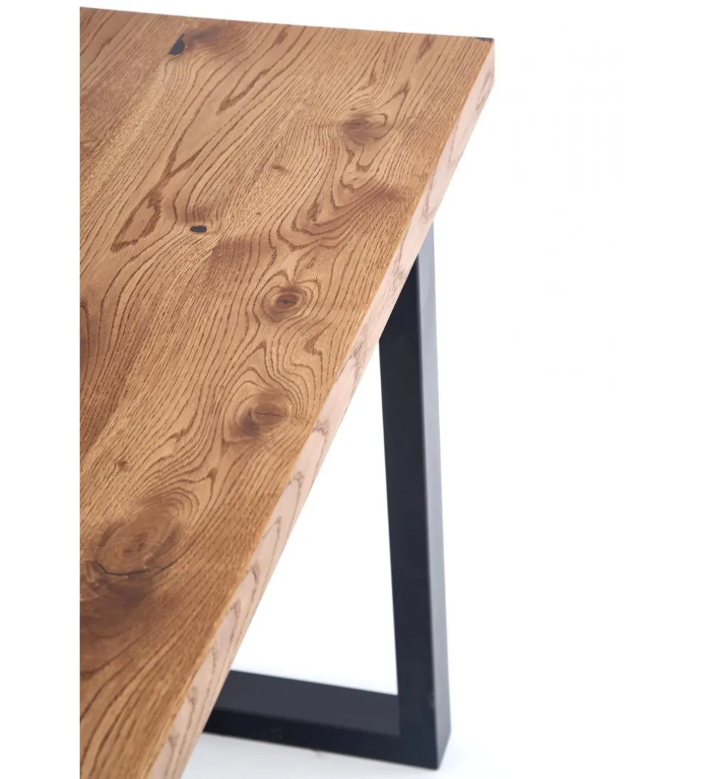 Stół rozkładany HORUS 126 cm - 206 cm w kolorze dąb jasny