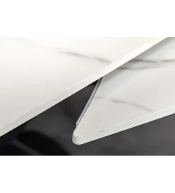 Stół rozkładany INCEPTION od 130 do 190 cm ceramiczny blat w optyce marmuru