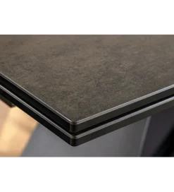 Stół rozkładany INFINITY 180 cm 220 cm 260 cm rdzawoczarny ceramika