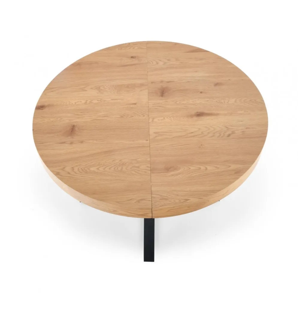 Stół rozkładany MERCY 120 cm -160 cm w kolorze dąb złoty