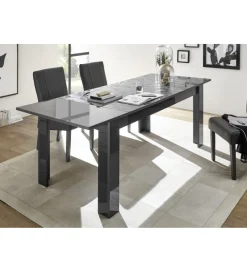 Stół rozkładany MIRO 137 cm - 185 cm antracytowy