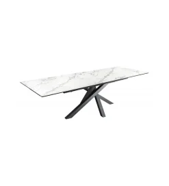 Stół rozkładany MONTREAL Marvelous 180 Cm - 220 Cm - 260 cm Ceramika W Optyce białego Marmuru