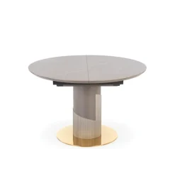 Stół rozkładany MUSCAT 120 cm - 160 cm w optyce szarego marmuru