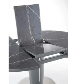 Stół rozkładany Ricardo 120 cm -160cm w optyce szarego marmuru