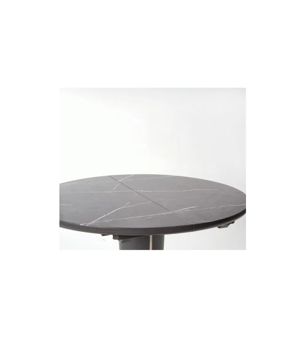 Stół rozkładany Ricardo 120 cm -160cm w optyce szarego marmuru