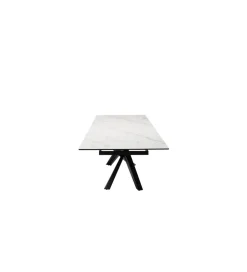 Stół rozkładany TESERO 200 cm - 250 cm - 300 cm ceramika w optyce kremowego marmuru