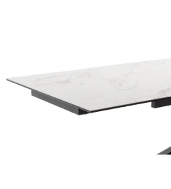 Stół rozkładany TESERO 200 cm - 250 cm - 300 cm ceramika w optyce kremowego marmuru