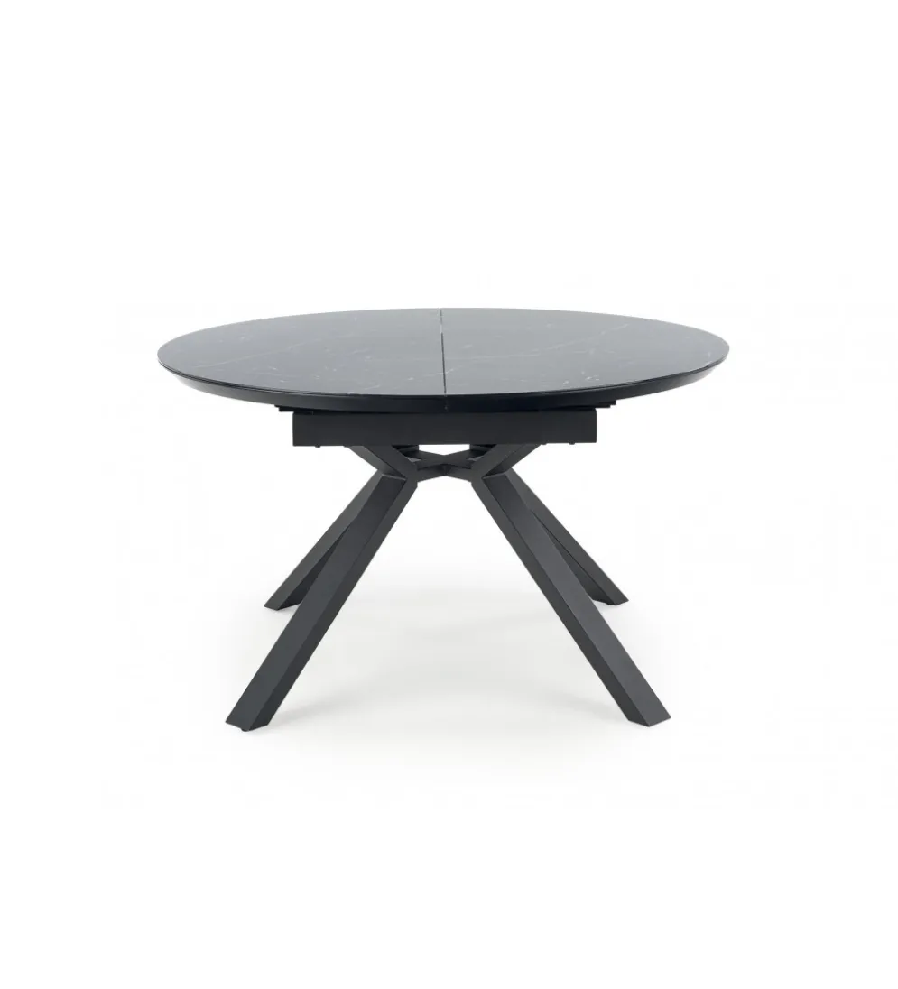 Stół rozkładany VERTIGO 130 cm - 180 cm w optyce czarnego marmuru