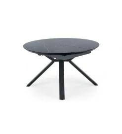 Stół rozkładany VERTIGO 130 cm - 180 cm w optyce czarnego marmuru