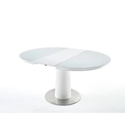 Stół rozkładany WARIS 120 cm - 160 cm biały