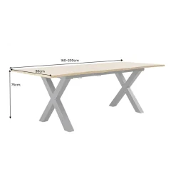 Stół rozkładany WILD 160 cm do 200 cm naturalny outlet