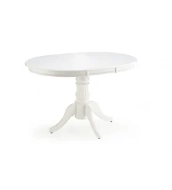 Stół rozkładany WILLIAM 90 cm - 124 cm biały