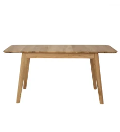 Stół rozkładany ZANDI 120 cm - 157 cm drewno dąb