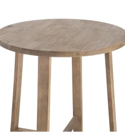 Stół RUBBERY 102 cm drewno kauczuk naturalne