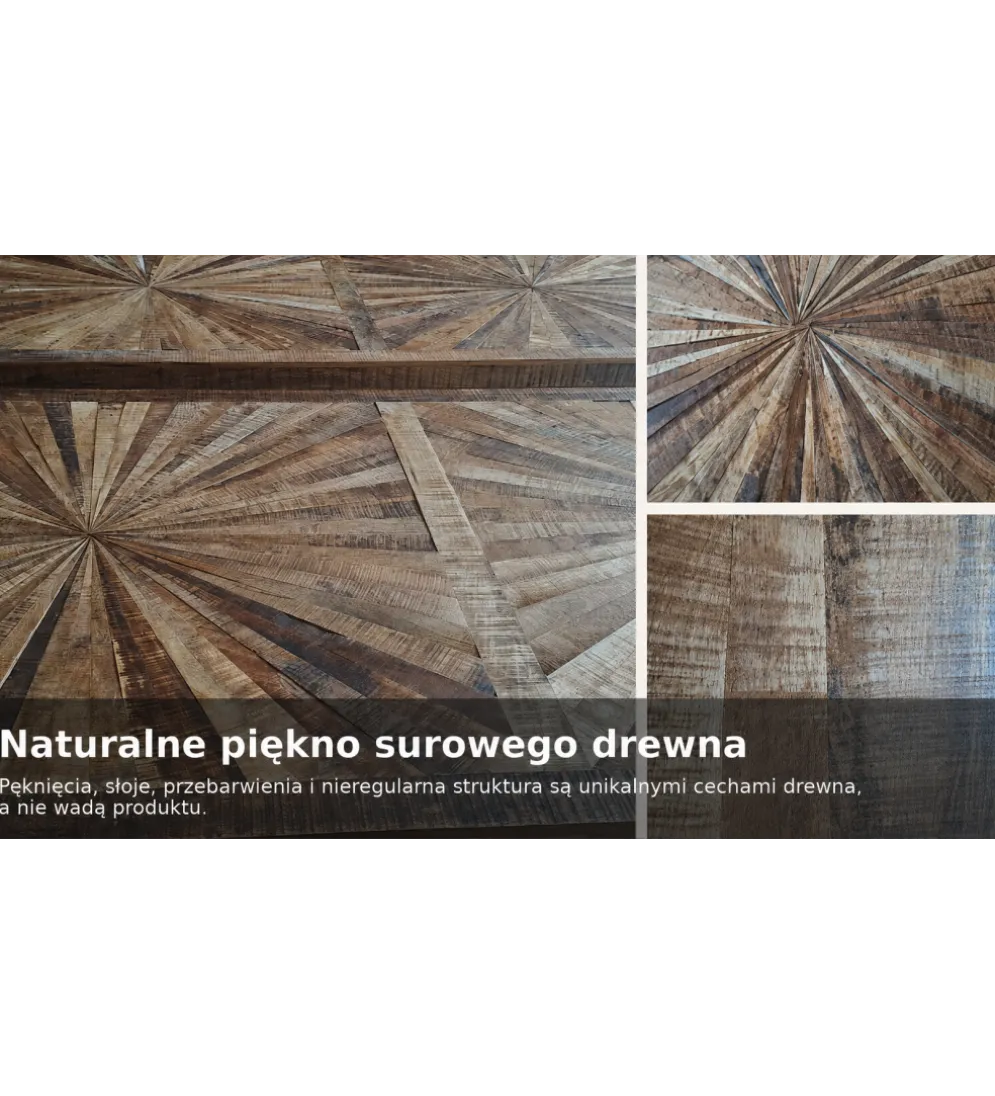 Stół SCALO 180 cm drewno mango