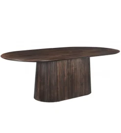 Stół SELVETOR 230 cm drewno mango w kolorze orzecha