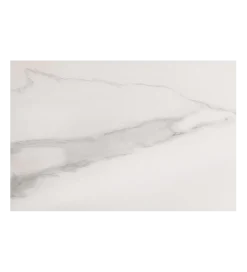 Stół SIGNATURE 135 cm okrągły blat ceramika w optyce białego marmuru