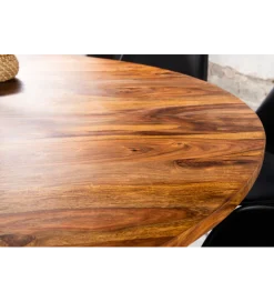 Stół TRES CHIC 140 cm drewno sheesham naturalny